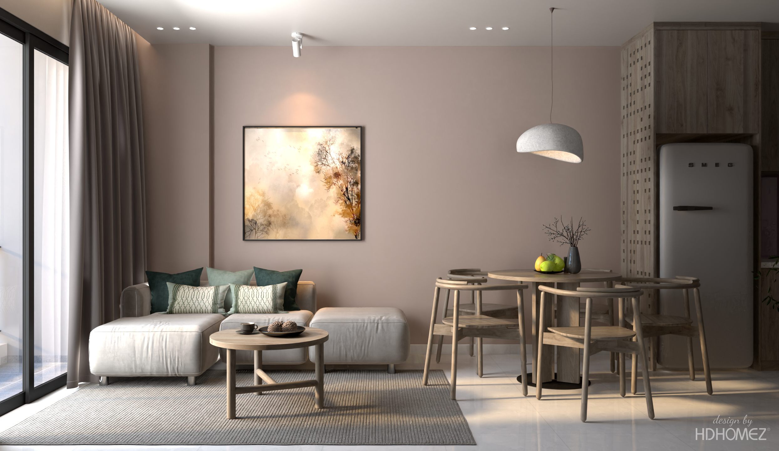 Nội thất theo phong cách tối giản tại Vinhomes Grand Park Q9