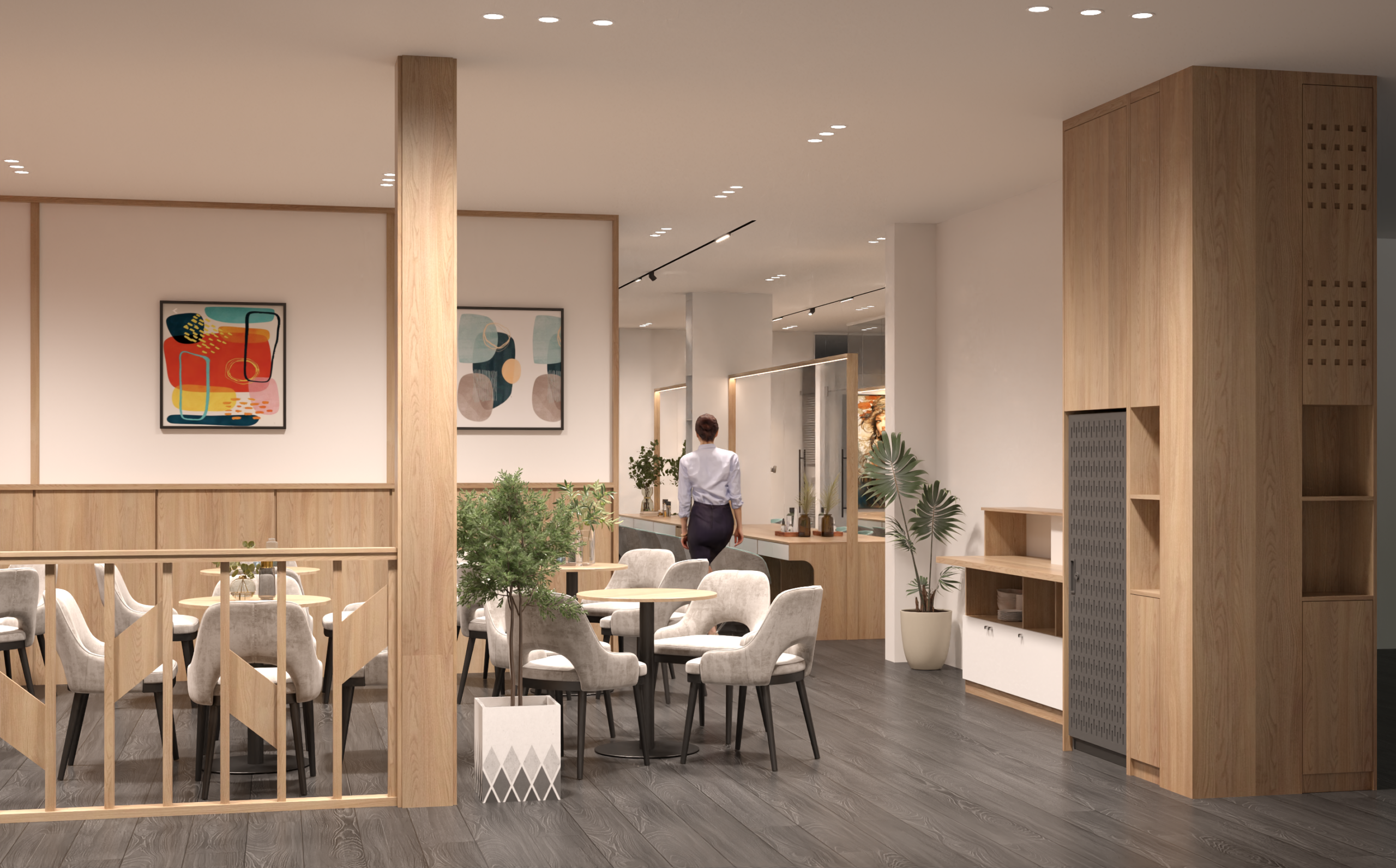 Văn phòng kết hợp showroom Wintok