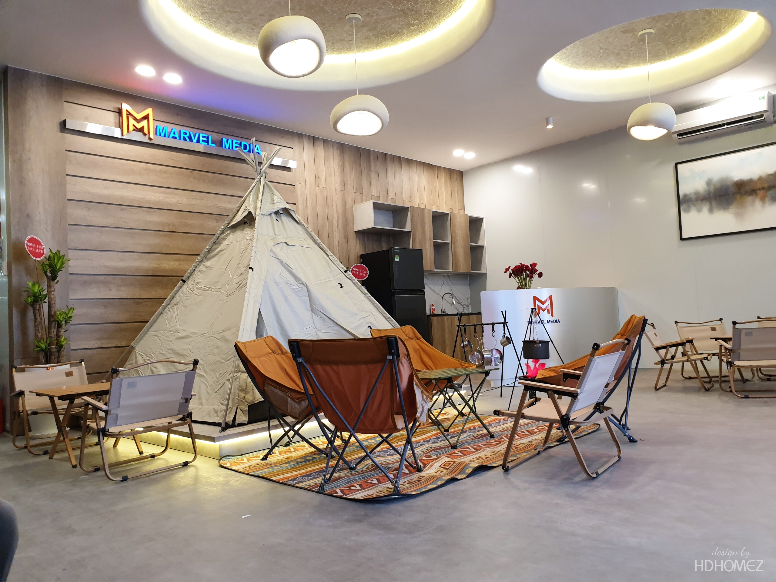 Văn phòng phong cách Camping