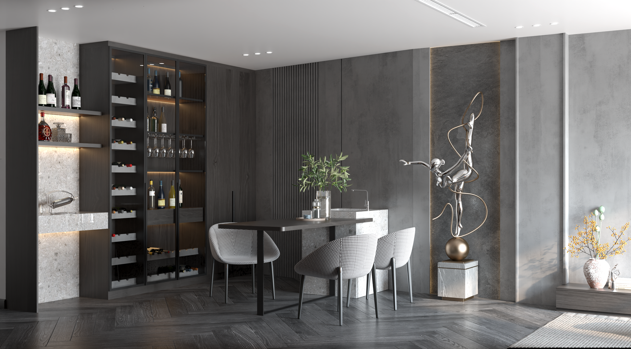 Thiết kế nhà phố 2 tầng hiện đại