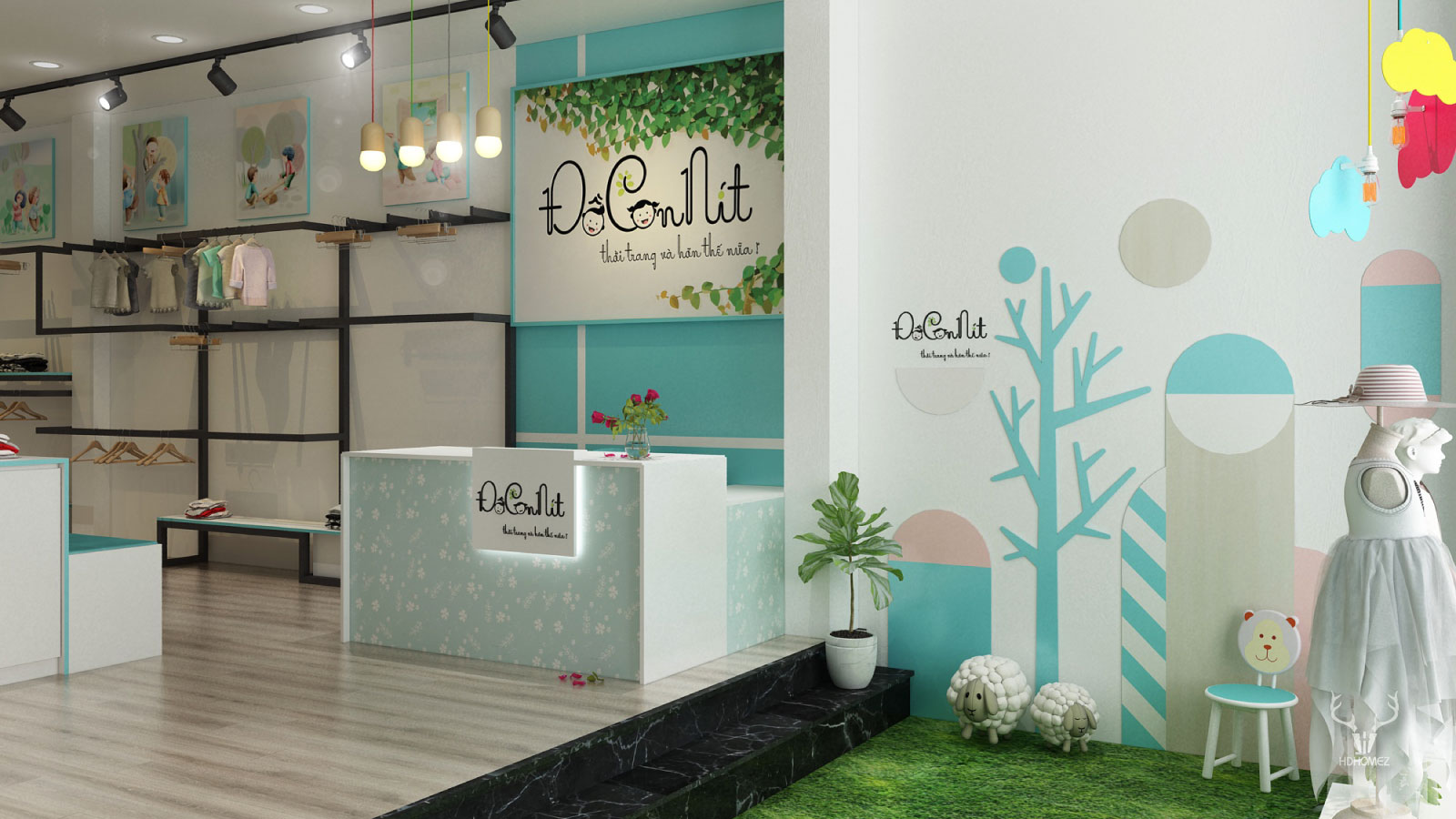 Shop thời trang Đồ Con Nít (Thiết kế)