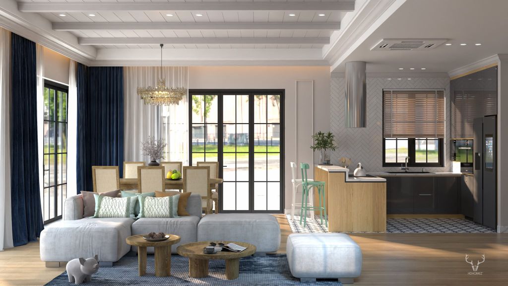 Thiết kế nhà phố đẹp sang trọng