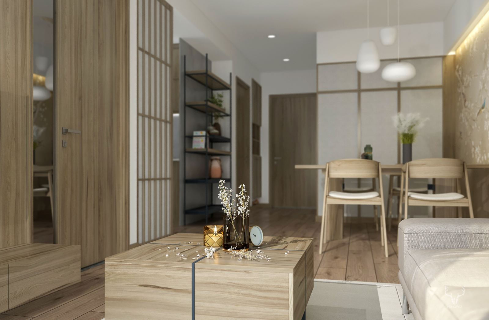 Chung cư Akari City mẫu 72m²