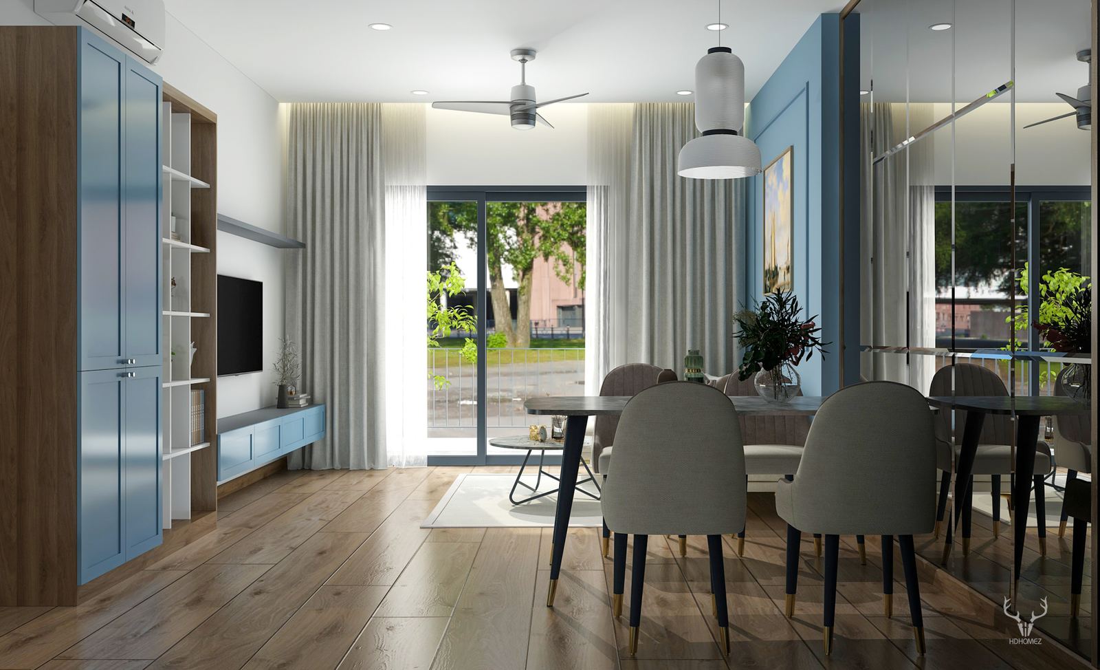 Chung cư Akari City mẫu 79m²