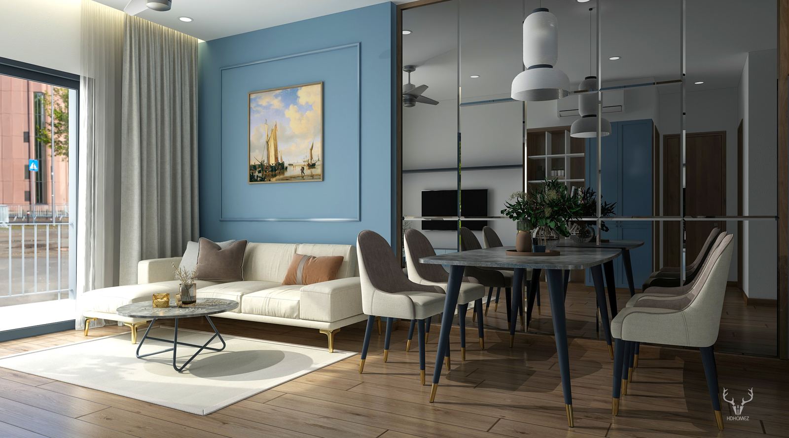 Chung cư Akari City mẫu 79m²