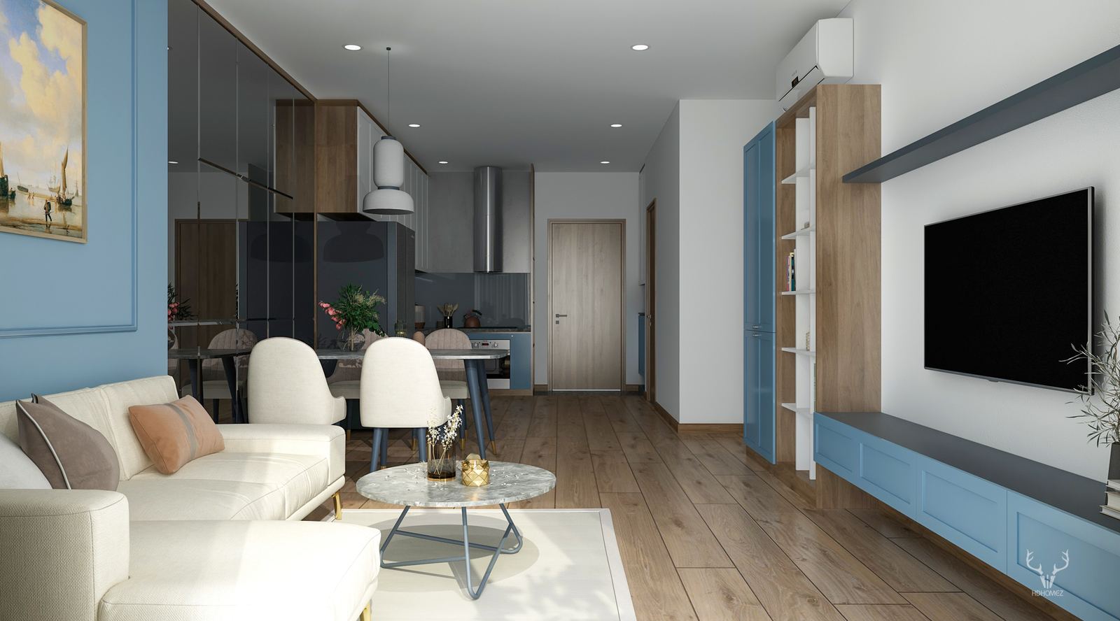 Chung cư Akari City mẫu 79m²