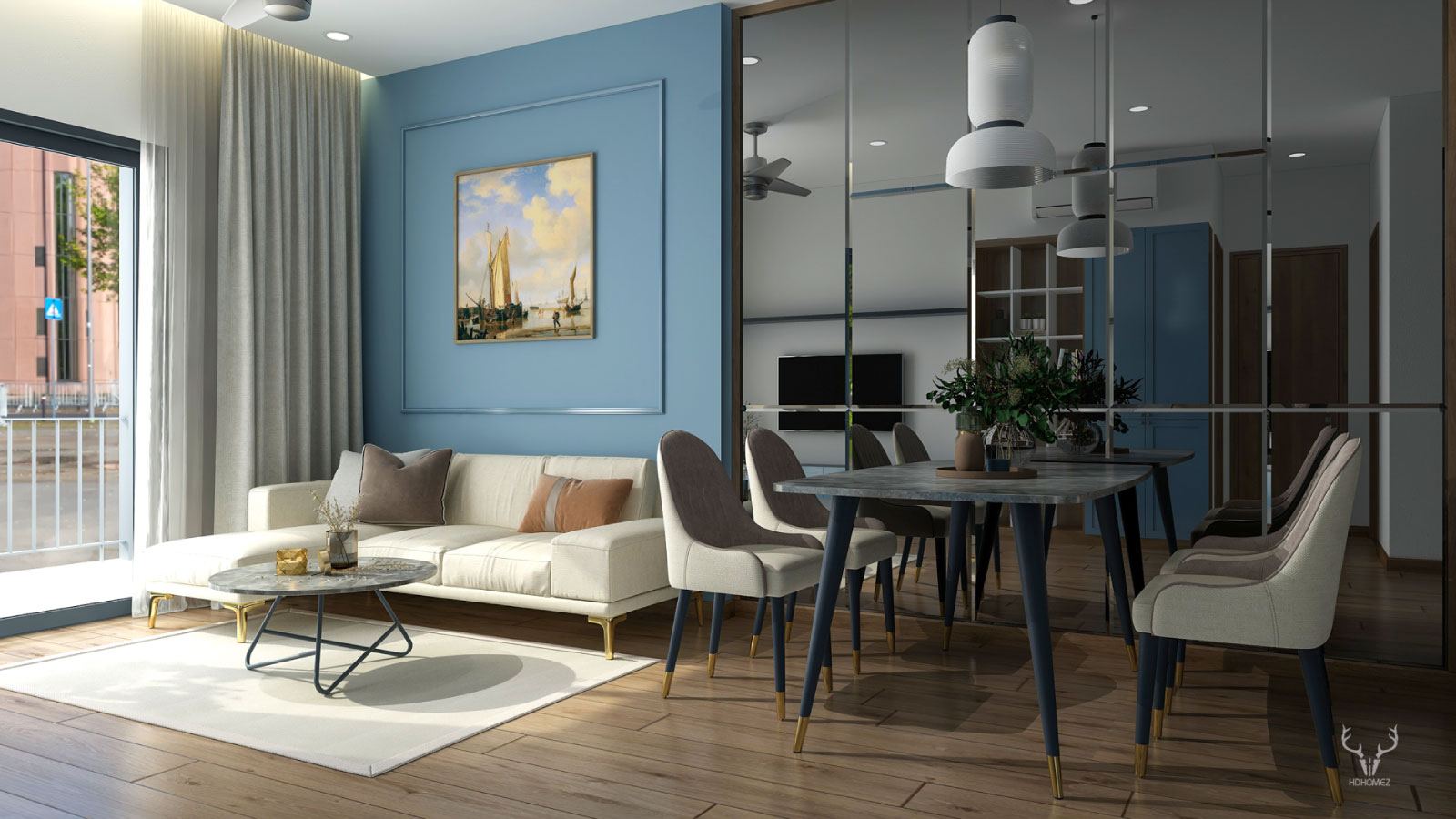 Chung cư Akari City mẫu 79m²