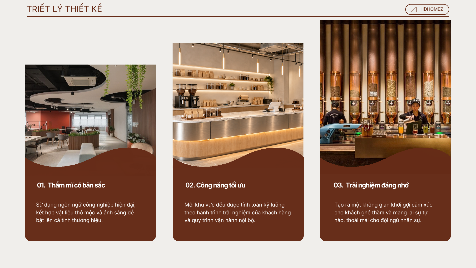 Concept văn phòng & showroom cà phê 4 tầng - Triết lý thiết kế